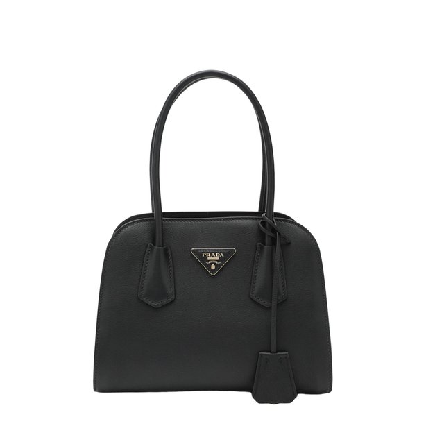 Medium Leather Tote Bags - Black