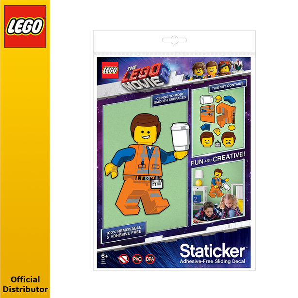 LEGO MOVIE 2 Emmet Staticker