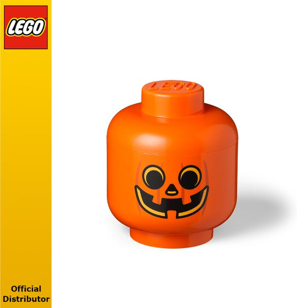 LEGO Storage Head (Large) - Pumpkin