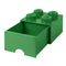 LEGO Storage Brick Drawer 4 Knobs - Green