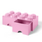 LEGO Storage Brick Drawer 8 Knobs - Purple