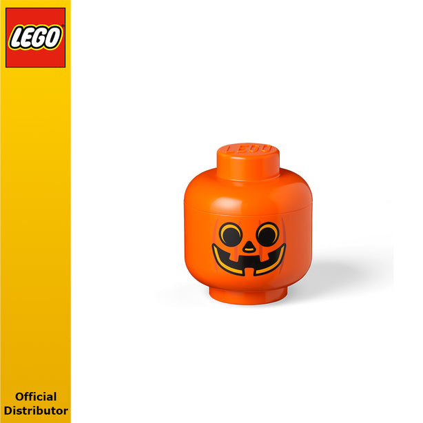 LEGO Storage Head (Small) - Pumpkin