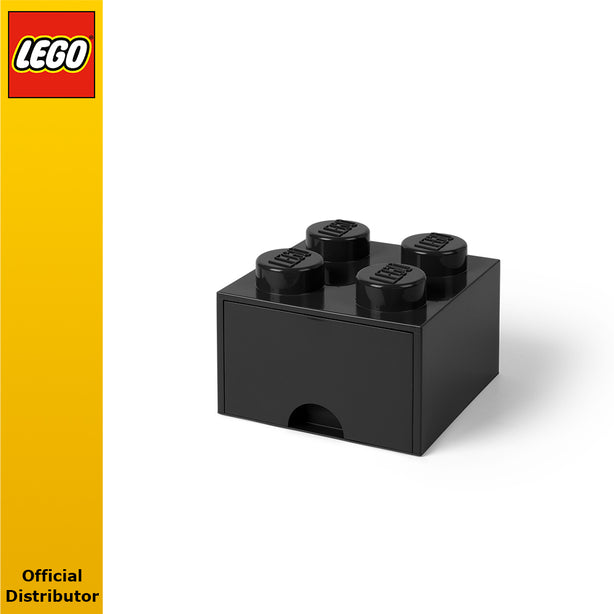 LEGO Storage Brick Drawer 4 Knobs - Black