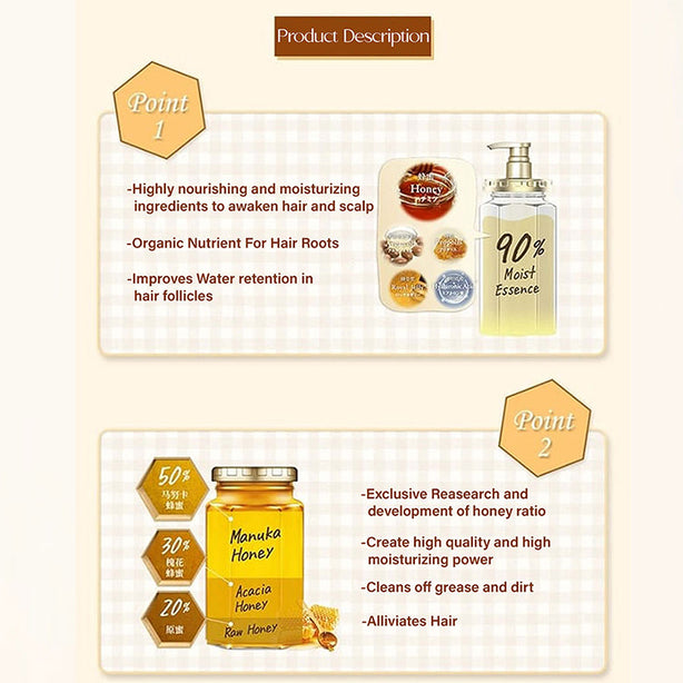 &Honey Deep Moist Treatment 445g