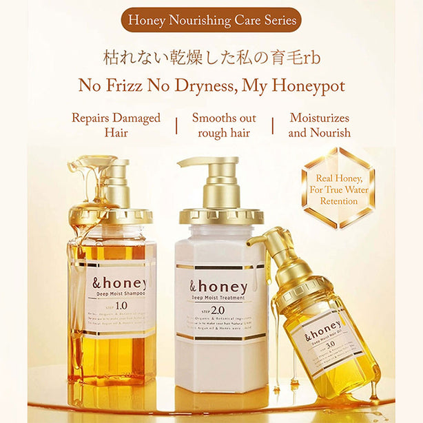 &Honey Deep Moist Shampoo 440ml