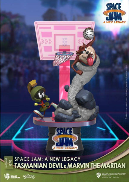 Diorama Stage- Space Jam : A New Legacy - Tasmanian Devil & Marvin The Martian