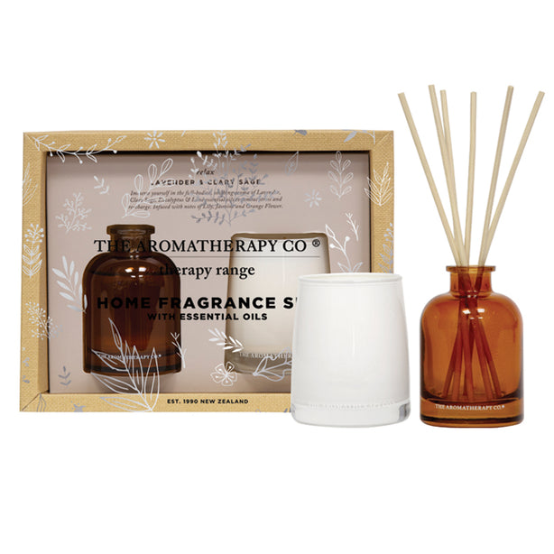 TAC Therapy Home Fragrance Gift Set - Relax (Lavender & Clary Sage)