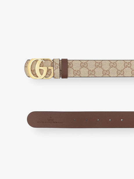 Gucci GG Marmont GG fabric reversible belt - Vintsanddkbrown