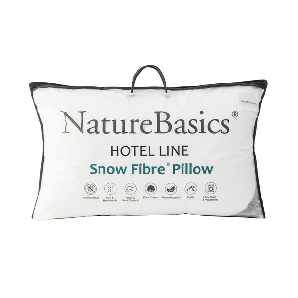 Nature Basics Hotel Line Extra Firm Snow Fibre Pillow