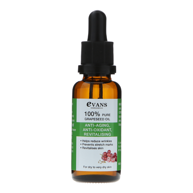 Evans Dermalogical Grapeseed Oil 30ml