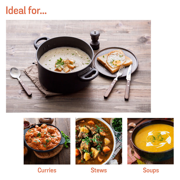 [Meyer] Ih Nonstick 24Cm | 5.7L Stockpot With Glass Lid - Cook'N Look