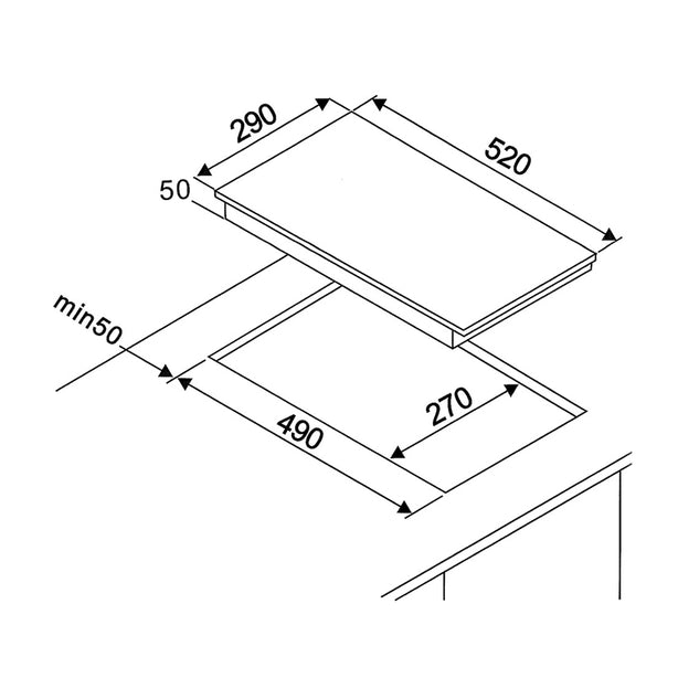 Tecno-TA303VC-V2SG Vitro Ceramic Hob