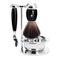 MUHLE Vivo, Resin Black, Shaving Set with bowl, Gillette® Fusion™ 5 Razor, Black Fibre Brush