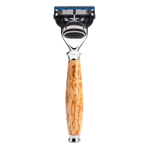 MUHLE Purist, Karelian Masur Birch, Gillette® Fusion™ 5 Razor