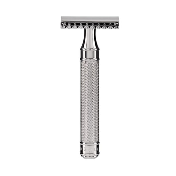 MUHLE Traditional, Chrome-plated Metal, Grande Open Tooth Comb Safety Razor
