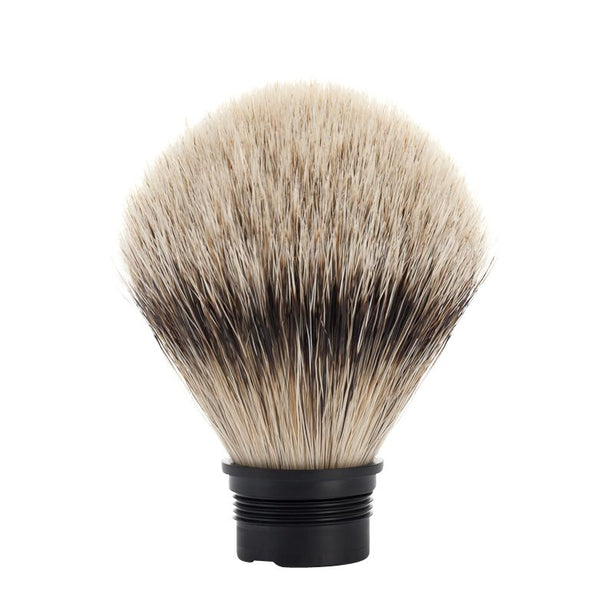 MUHLE Replacement Silvertip Badger Shaving Brushhead for Hexagon, Rocca, Traditional series