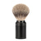 MUHLE Rocca, Stainless Steel Black Diamond-Llike Carbon coated, Silvertip Badger Shaving Brush