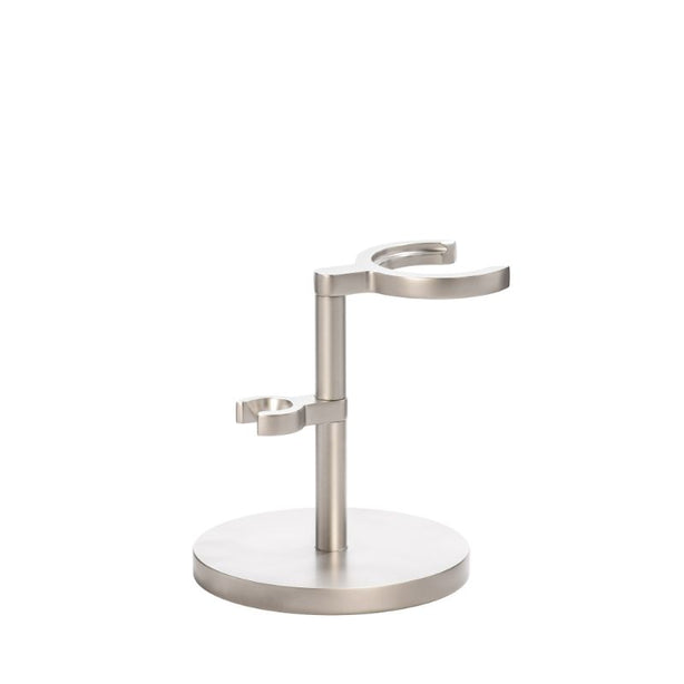 MUHLE Rocca, Stainless Steel Matt, Razor and Shaving Brush Holder Stand