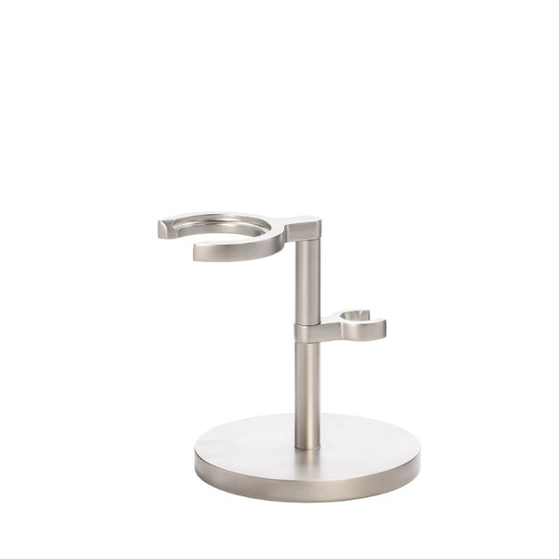 MUHLE Rocca, Stainless Steel Matt, Razor and Shaving Brush Holder Stand