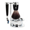 MUHLE Rytmo, Resin Black, Shaving Set with bowl, Gillette® Fusion™ 5 Razor & Black Fibre Brush