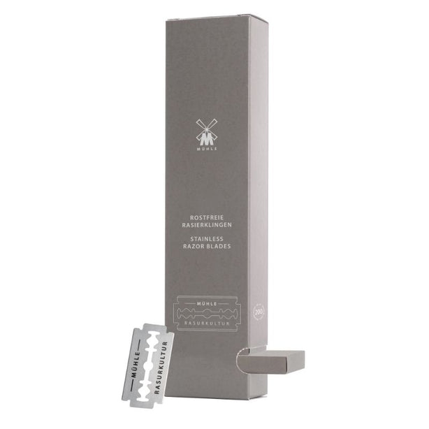 MUHLE 1 Box of 200 Safety Razor Blades in 20 Packs of 10