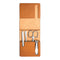 MUHLE Travel Stainless Steel Manicure Set in Cowhide Leather Case