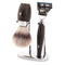MUHLE Kosmo Bog Oak Shaving Set with Gillette® Fusion™ 5 Razor & Silvertip Fibre® Shaving Brush