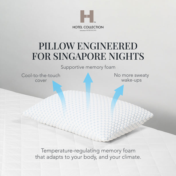 Cooling Memory Foam Pillow Hotel Collection by Robinsons