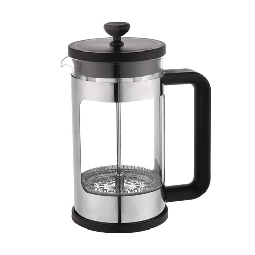 Aramoro Borosilicate Glass Coffee Plunger With Pp Handle & Lid 600Ml
