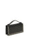 Black Rockstud Leather Wallet With Chain