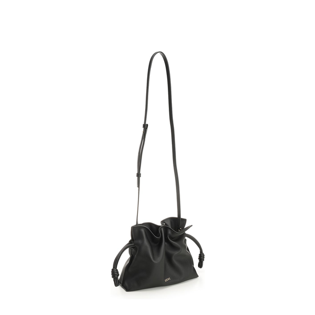 Flamenco Mini Calfskin Clutch - Black