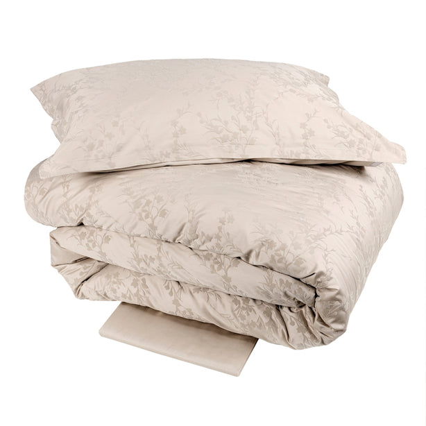 La Perla Home Collection Sinfonia King Duvet Cover Set(Torrone)