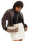 Coach Klare Envelope Crossbody Bag In Blocked Signature Canvas - Sand/Tan