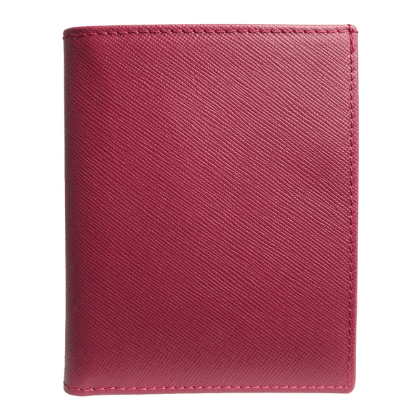 72 Smalldive 6 Card Sleeves Saffiano Leather French Wallet