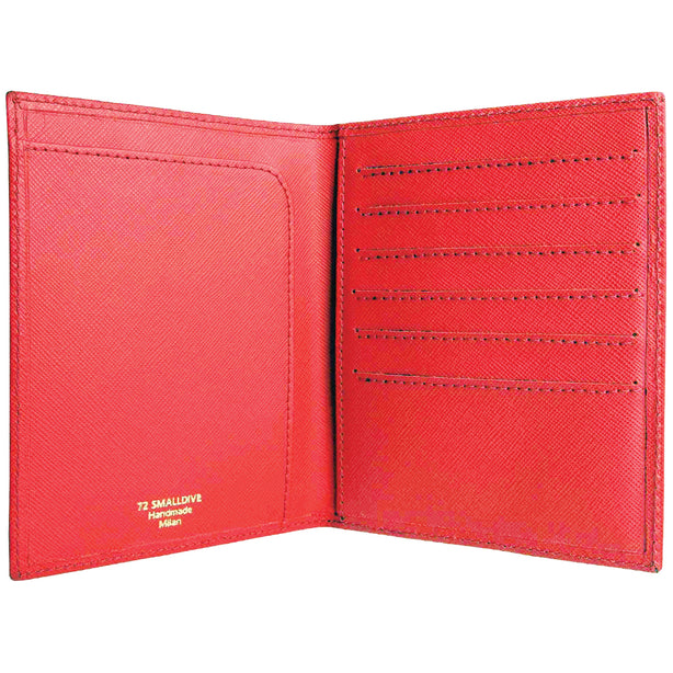 72 Smalldive Saffiano Leather Passport Wallet