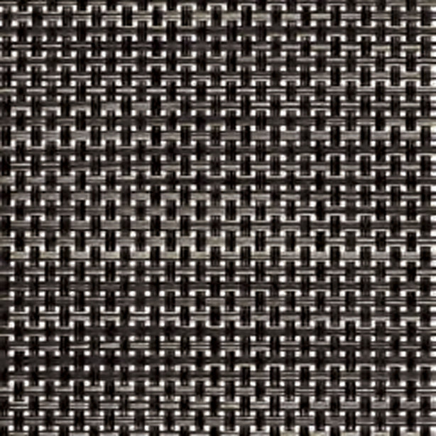 Chilewich TerraStrand® Microban® Basketweave Woven Table Mat/Placemat, Rectangle, 36 x 48 cm, Carbon