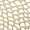 Chilewich TerraStrand® Microban® Dahlia Moulded Table Mat/Placemat, Round, 36 x 38 cm, Champagne
