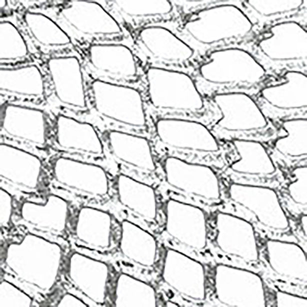 Chilewich TerraStrand® Microban® Dahlia Moulded Table Mat/Placemat, Round, 36 x 38 cm, Silver