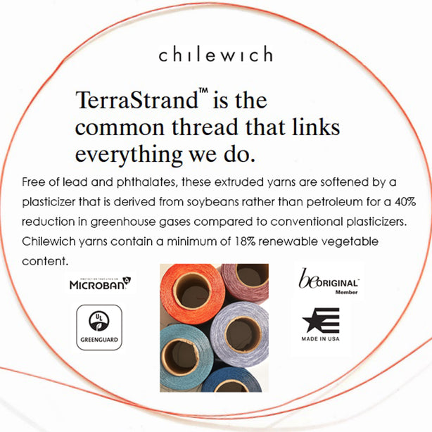 Chilewich TerraStrand® Microban® Petal Moulded Table Mat/Placemat, Round, ⌀38 cm, Champagne