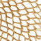 Chilewich TerraStrand® Microban® Dahlia Moulded Table Mat/Placemat, Round, 36 x 38 cm, Brass