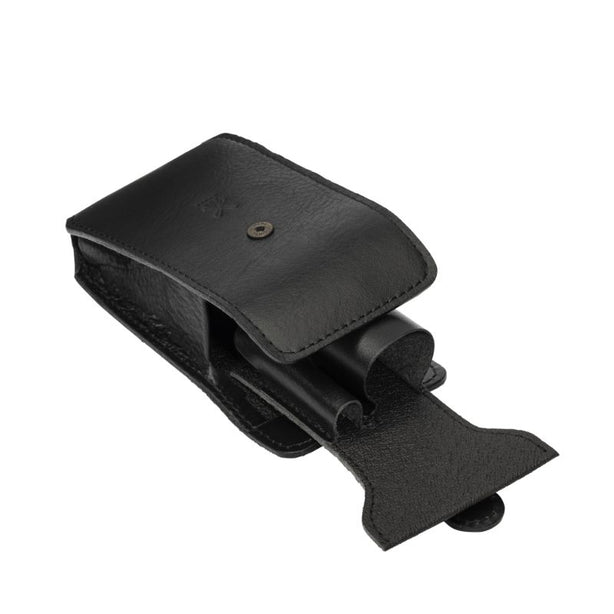 MUHLE TRAVEL Black Leather Pouch