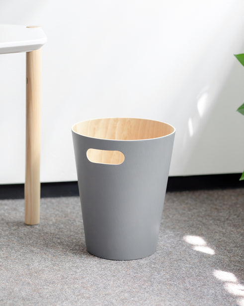 Umbra Woodrow Trash Can, 7.5 L