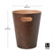 Umbra Woodrow Trash Can, 7.5 L