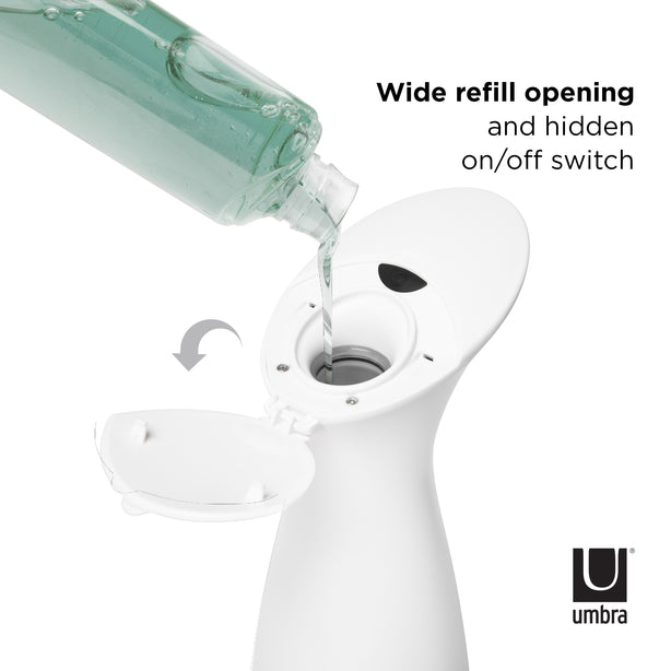 Umbra Otto Automatic Soap Dispenser and Hand Sanitizer, 250 ml