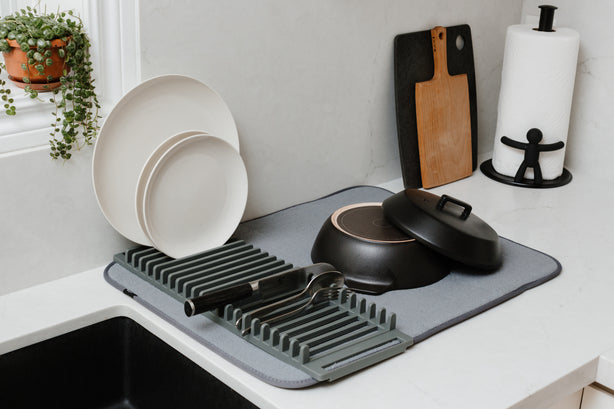 Umbra UDry Dish Rack with Drying Mat