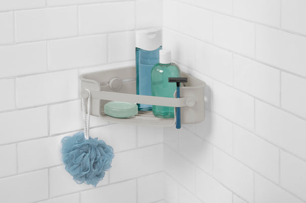 Umbra Flex Gel-Lock™ Suction Cup Corner Shower Rack