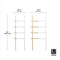 Umbra Hub Storage Ladder, Flat-Pack