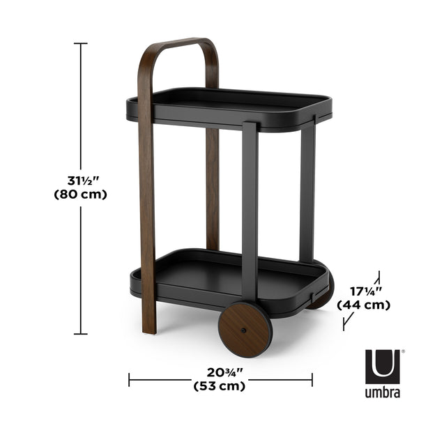 Umbra Bellwood Bar / Serving Cart, Flat-Pack