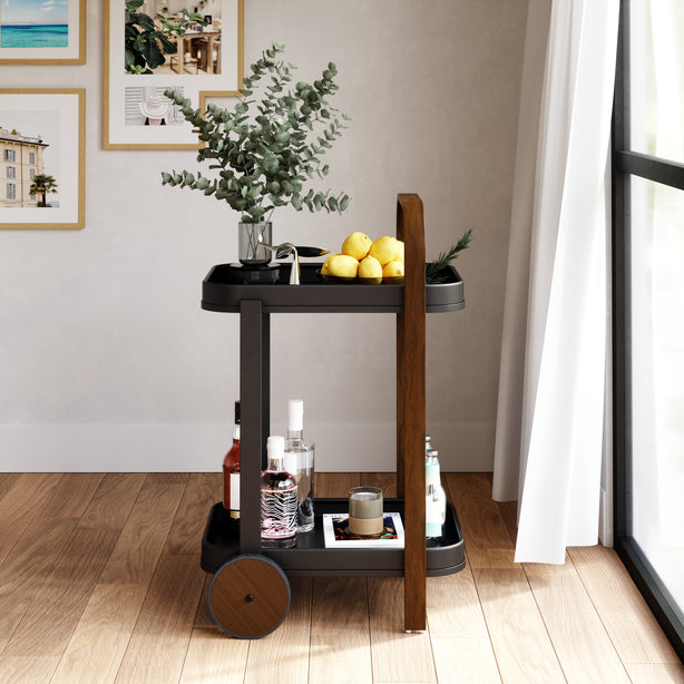 Umbra Bellwood Bar / Serving Cart, Flat-Pack