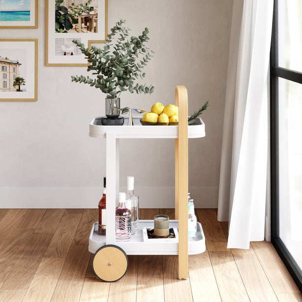 Umbra Bellwood Bar / Serving Cart, Flat-Pack